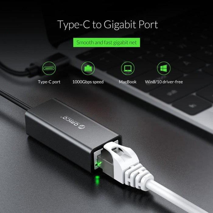 Orico XC-R45 Type C to Gigabit Ethernet Adapter Usb 3.1 Type C To Lan