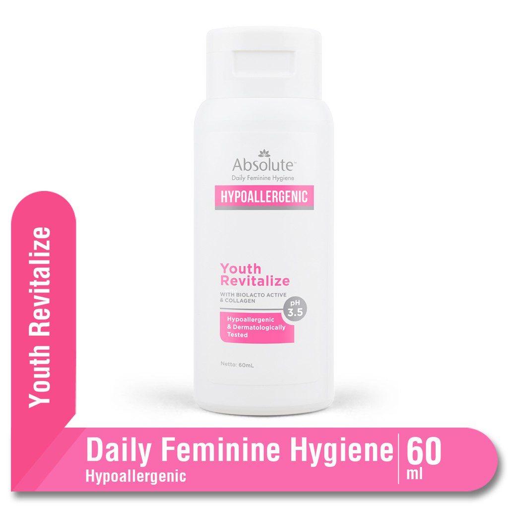 Absolute Feminine Hygiene Hypoallergenic Youth Revitalize Sabun Pembersih Kewanitaan