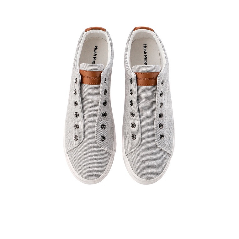 HM026 HUSH PUPPIES SEPATU SLIP ON PRIA ORIGINAL ASLI ORI ABU GREY