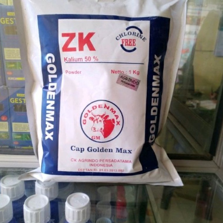 GOLDENMAX pupuk ZK kalium 50% 1kg