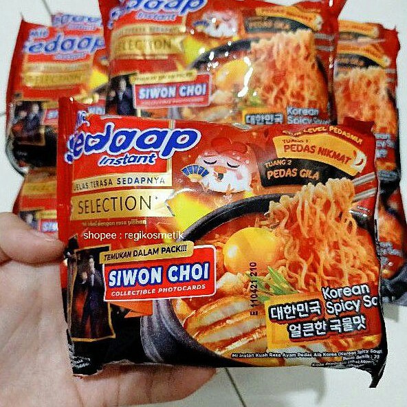 Soup Spicy Korean Instan Mi Sedaap Special Selection Pedas Nikmat