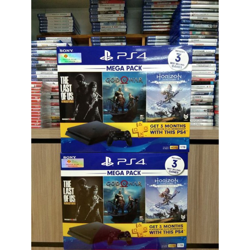 Sony Playstation 4 Mega Pack Garansi Resmi Sony