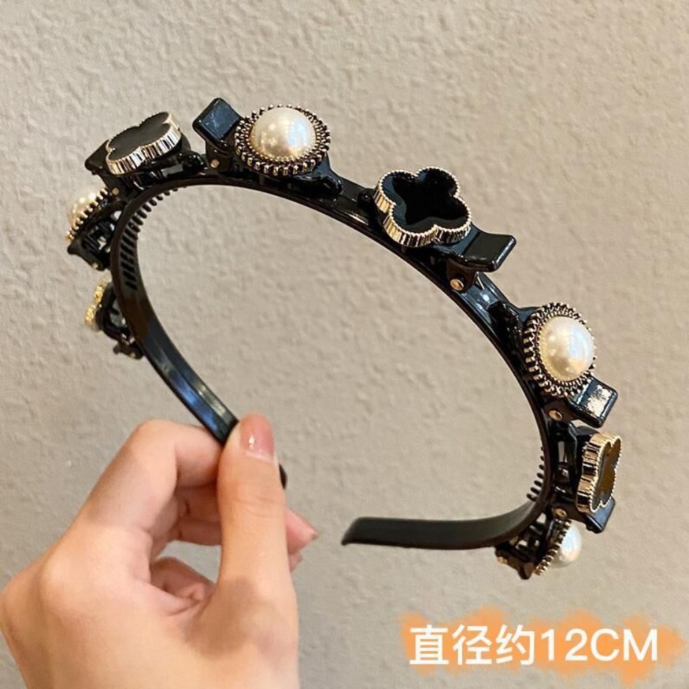 Bando Jepit Kepang Korea Fashion Bandana Rambut Wanita Headband Aksesoris Head Band HIGH QUALITY