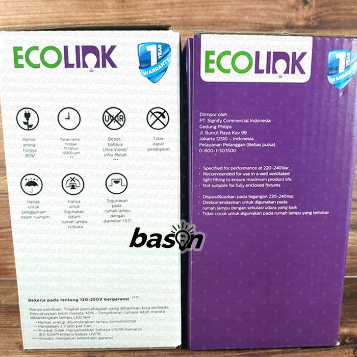 ECOLINK LED BULB 22W HB MV ND E27 G3 - Bohlam Lampu LED High Bay