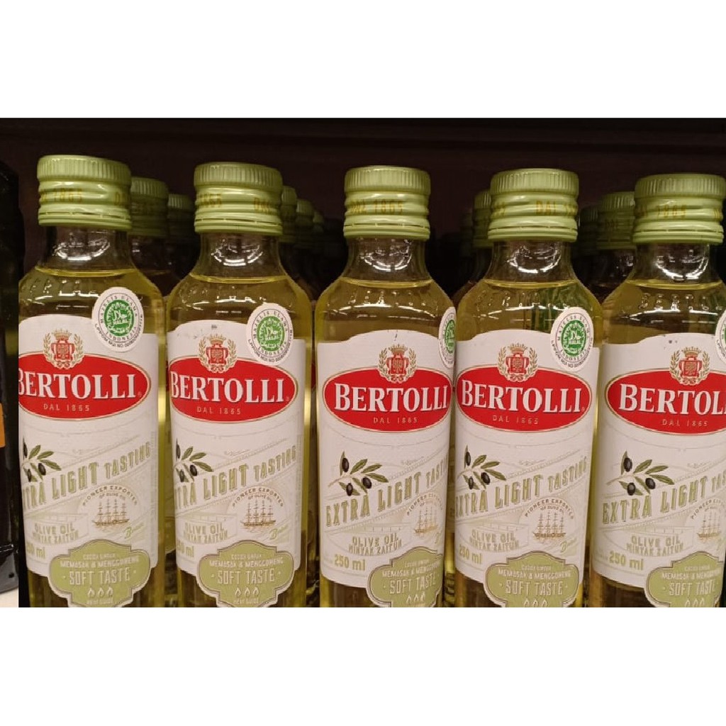 

BERTOLLI EXTRA LIGHT OLIVE OIL BOTOL 250 ML