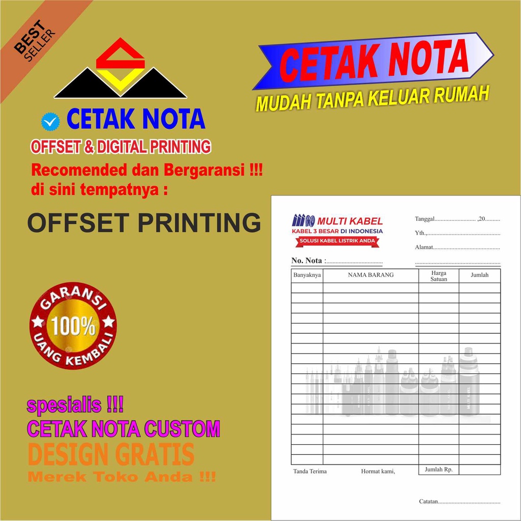 

Nota Custom Bon 1 ply 1/2F