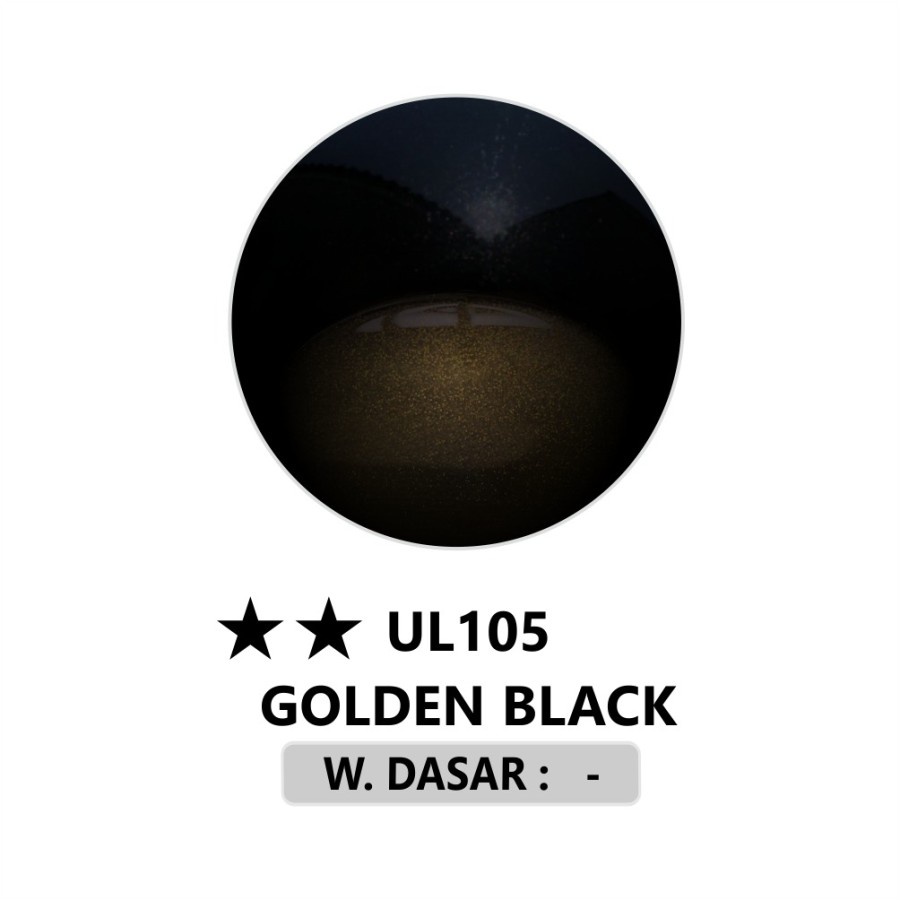 SAPPORO ULTIMATE ** UL105 GOLDEN BLACK SERIES GOLD Hitam Emas Cat Semprot