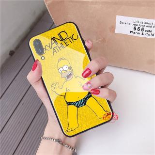 Case Kaca Gambar Kartun Simpson Untuk Oppo A3S A5 A37 Neo