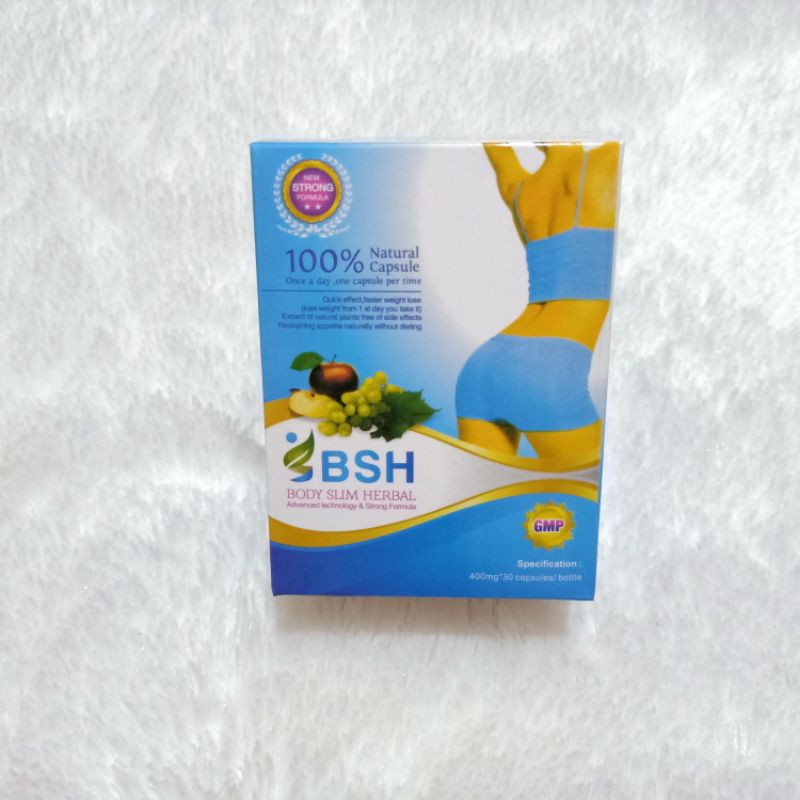 BSH Import Kemasan Lama, BSH ORIGINAL, BSH Kemasan lama, BSH Import, Body Slim Herbal Botol Bening