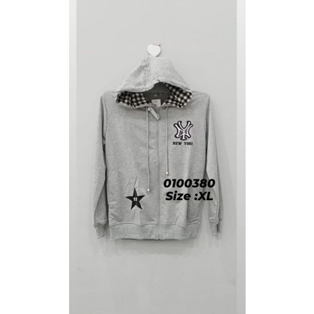 Jaket Hoodie Wanita/Jaket Kaos Wanita Resleting
