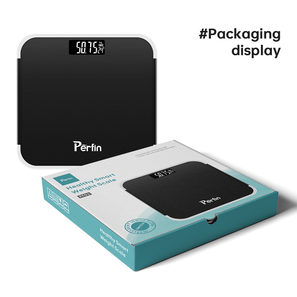 Perfin PF03 Timbangan Badan Digital -- Black