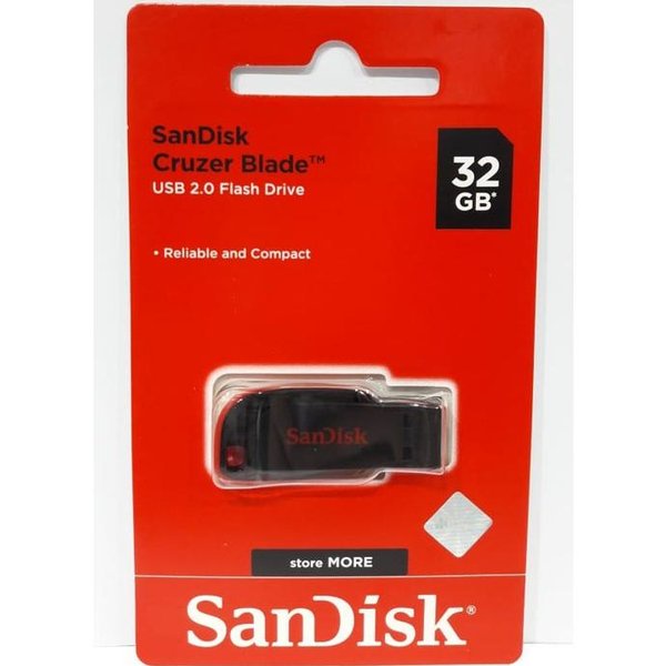 Flashdisk Sandisk CZ50 Blade 8GB / 16GB / 32GB / 64GB