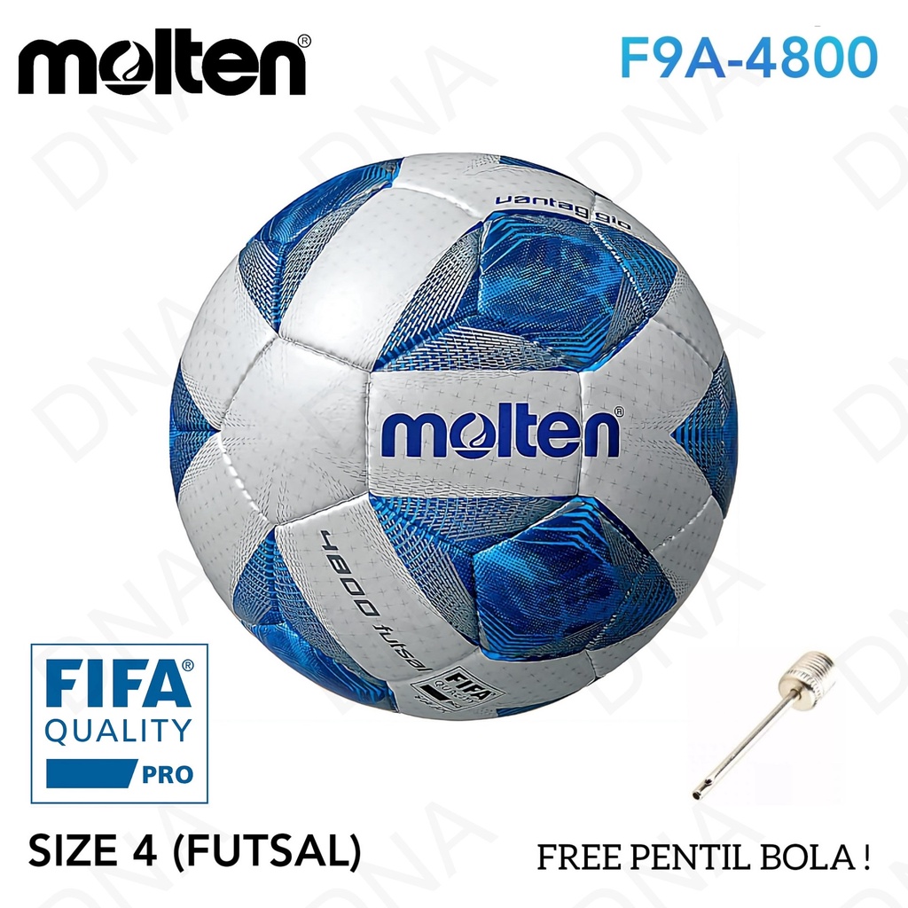 Bola Futsal MOLTEN Vantaggio 4800 (F9A4800) FIFA OFFICIAL - ORIGINAL