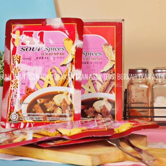 

10.10 FLASH SALE A1 Bakut Teh Soup Spices Bak Kut Teh 35gr Halal / Bumbu Sup Rempah Herb Spices gas !!