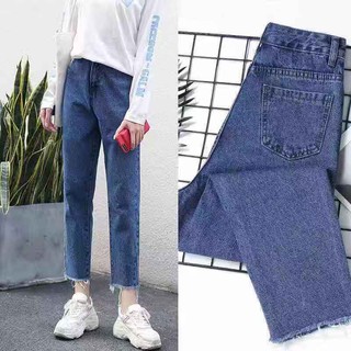 spot celana panjang model longgar high waist lurus gaya spot celana panjang model longgar high waist lurus gaya