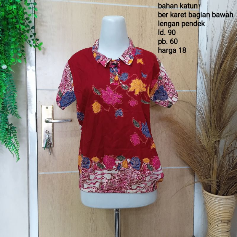 PRELOVED BAJU BATIK WANITA / (PART 1) / PL ATASAN BATIK WANITA / BAJU BEKAS-50