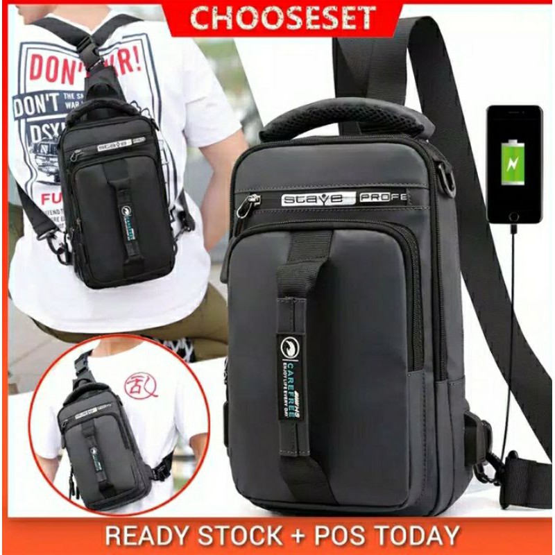 MG- TAS SELEMPANG WAISTBAG CAREFREE ORIGINAL100% WATERPROOF