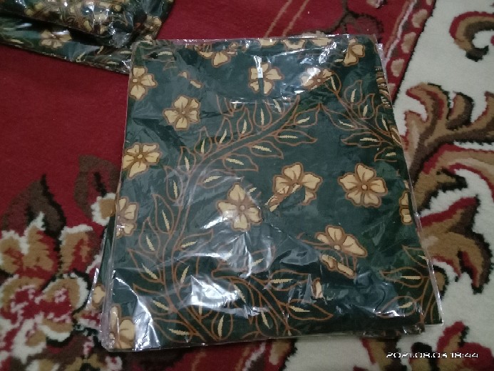 Batik Dolby Dolbi Dobby Doby Tenun Sutra Tulis Katun Atbm Baron Atasan Batik Wanita Sogan Srg308 4.7