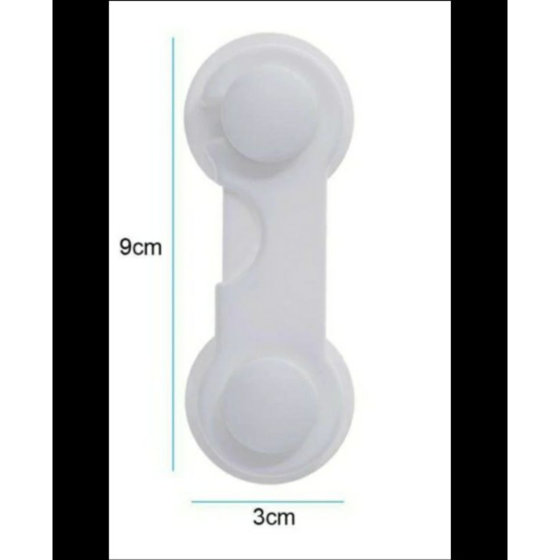 Kunci Pengaman Laci Lemari Kulkas 3M Child Safety Lock