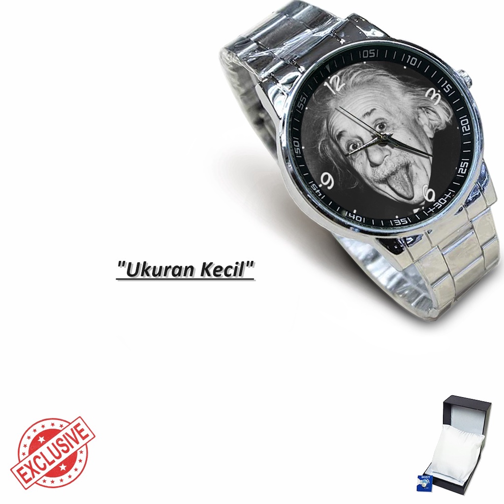 Jam Tangan Rantai Couple ALBERT EINSTEIN (Nice)