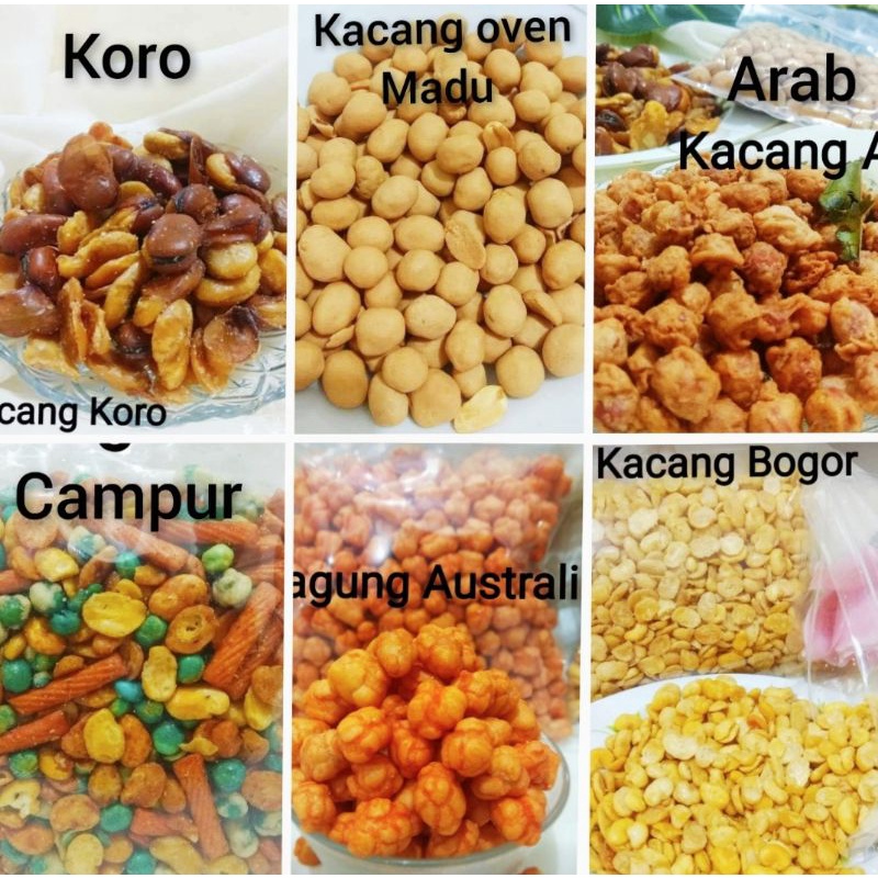 

Kacang premium 250g / kacang Arab Bali / kacang madu / kacang campur / jagung australi/ kacang bogor / kacang koro / kacang arcis