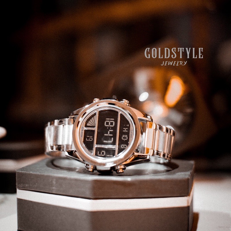 Jam tangan Pria GOLD merk SKMEI ORIGINAL