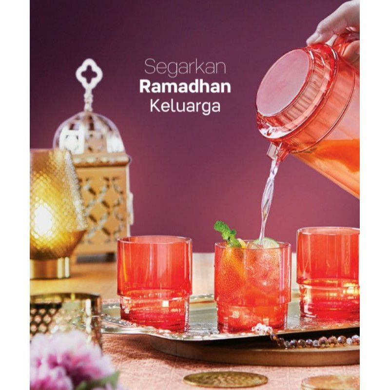 Crystal Tumbler / gelas Tupperware /gelas Tupperware/gelas kristal/tumbler Tupperware/Tupperware Pon