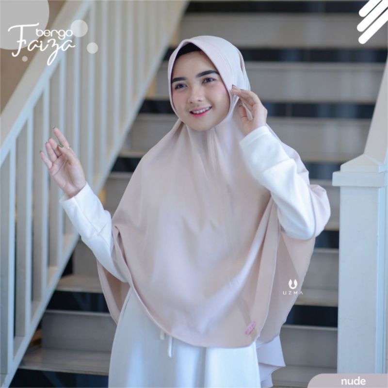 Faiza Bergo| Jilbab instan Bahan lady zara premium| Jilbab instan syar'i