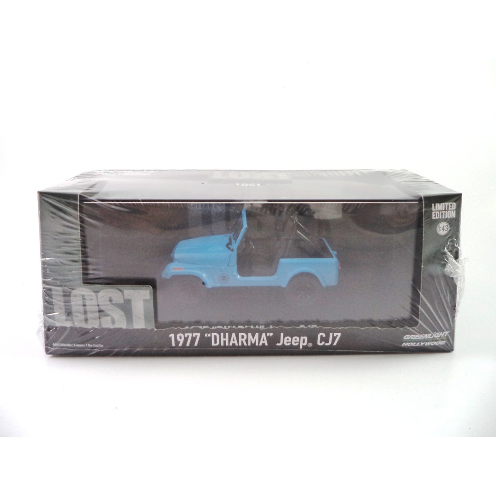 GREENLIGHT 1:43 LIMITED EDITION 1977 DHARMA JEEP CJ7
