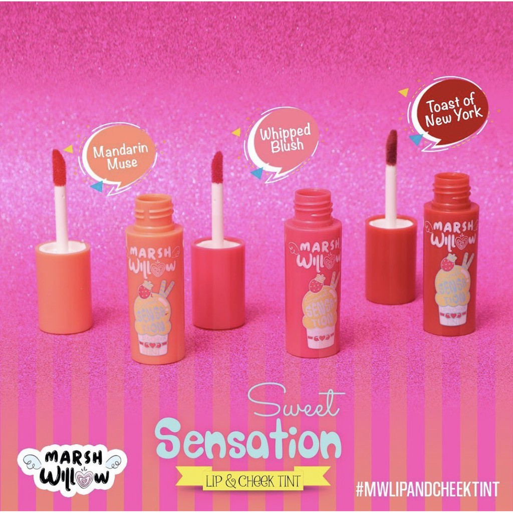 MARSHWILLOW Sweet Sensation Lip &amp; Cheek Tint Whipped Blush by NATASHA WILONA