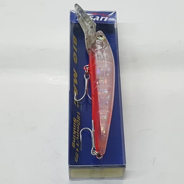 Lure ASARI BIG MAC (18cm / 115gram / SINKING) (Color GHOST)
