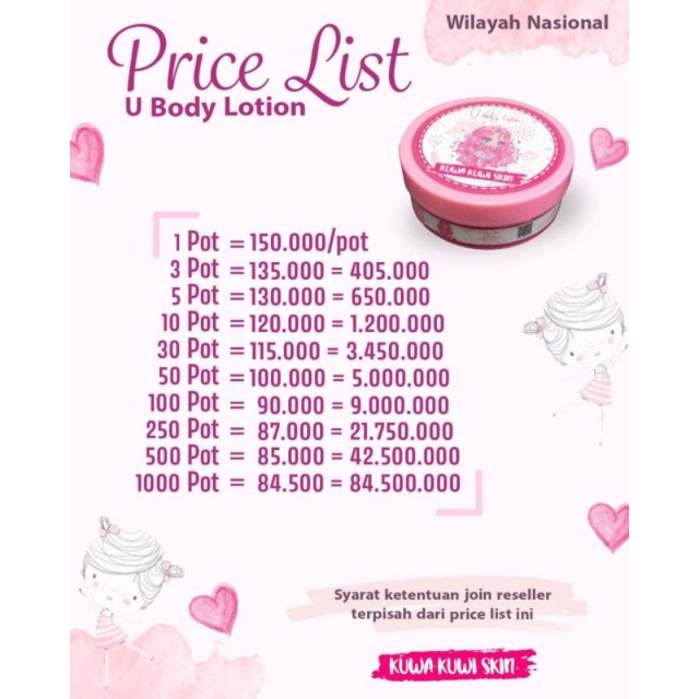 U body lotion by kuwa kuwi skin