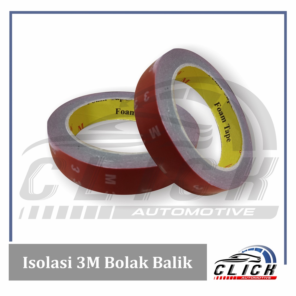 Jual Double Tape VHB Model 3M 20MM X 4.5M / DOUBLE TAPE 3M MERAH