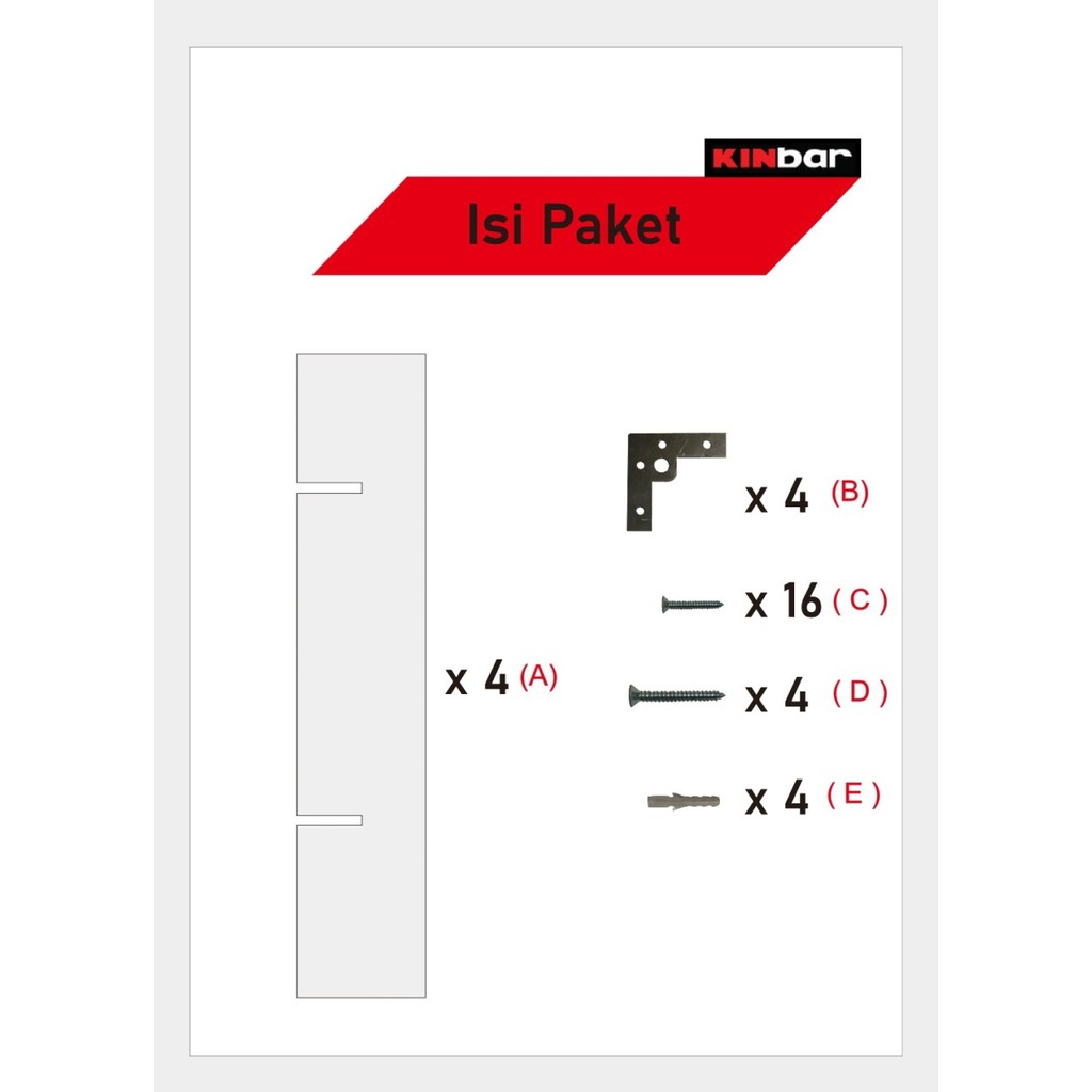 Rak Dinding Model Kotak Ketupat MB934