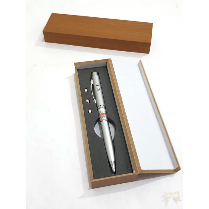 

Jualan [Putih] Pulpen Laser 3 In 1 Kotak Kayu Exclusive Pointer Gift Box Wood Sale!!!