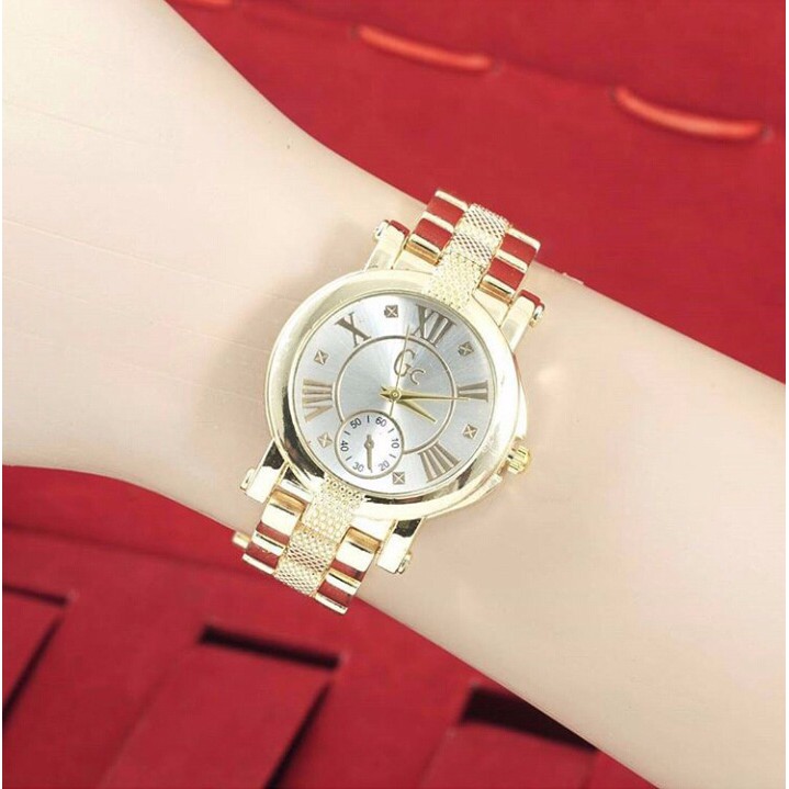 GC Jam Tangan Wanita | Jam Tangan Wanita / Cewek Gc SK5044 Murah Rantai Gold White B_SWH