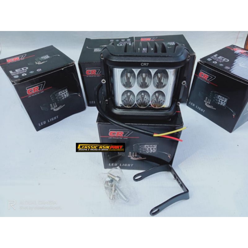 Lampu Led cr7 strobo rx king Lampu sorot untuk motor mobil  pnp rx king & all motor