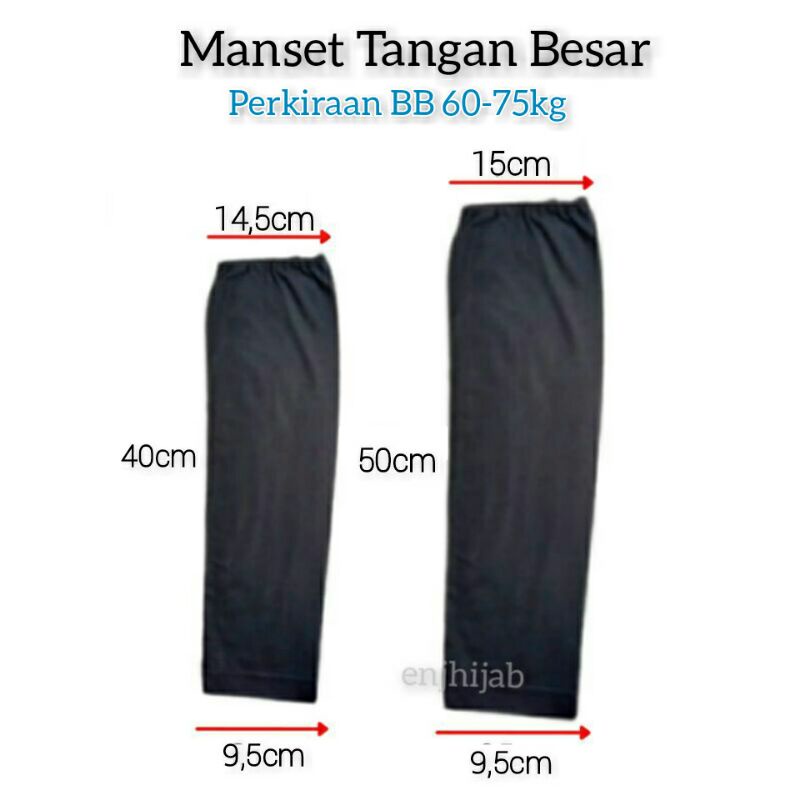 Manset Tangan Besar  Manset Lengan Panjang Pria Dan Wanita Mangset Tangan  Rayon Deker Tangan Besar