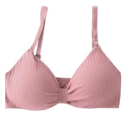[ LINGERIE MASTER ] - (B-4) Sport bra BH BRA FASHION WANITA BAHAN HALUS BRA TANPA KAWAT LINGERIE MURAH SEXY IMPORT-B-4 pink