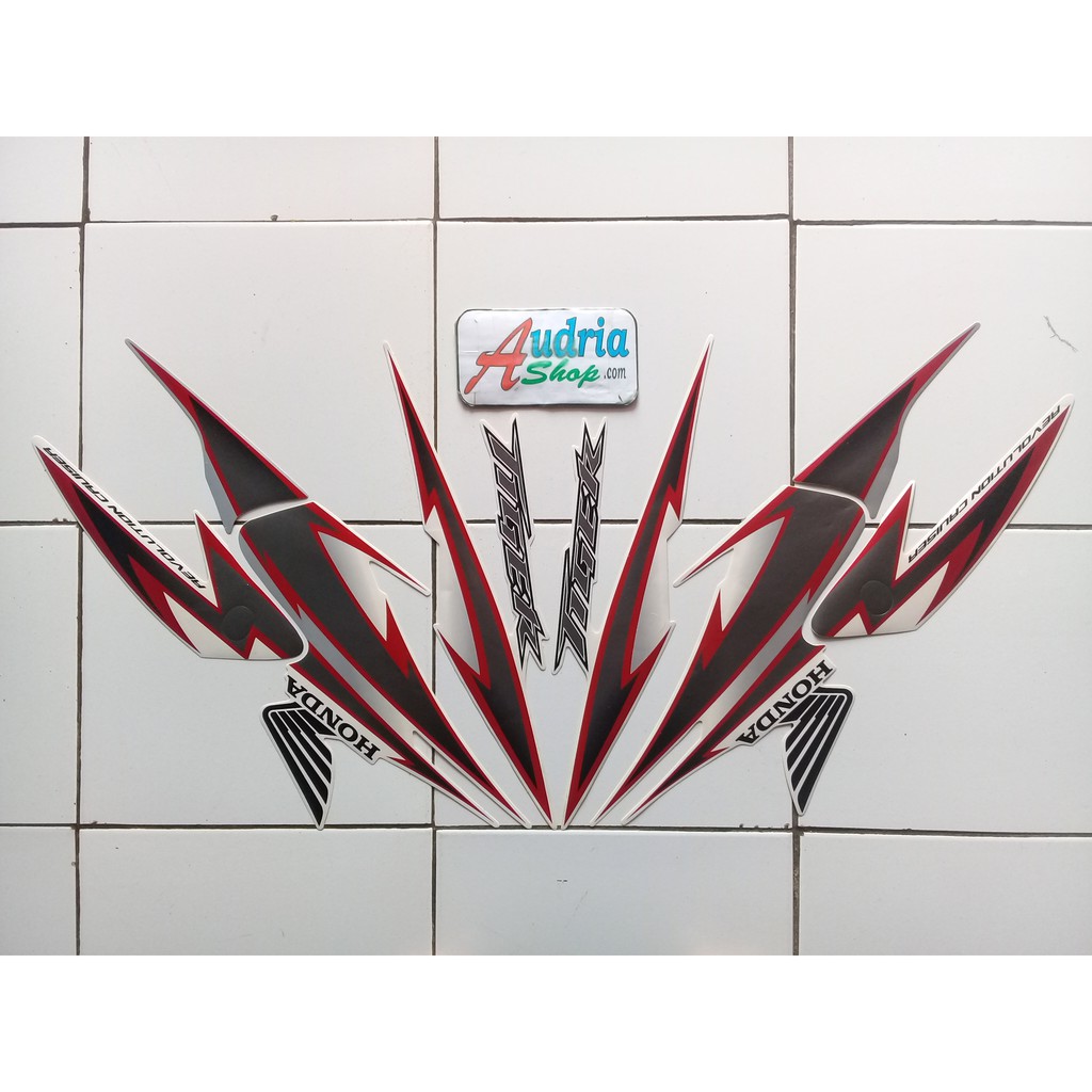 Stiker Striping Motor Honda Tiger Revo 2012 Putih