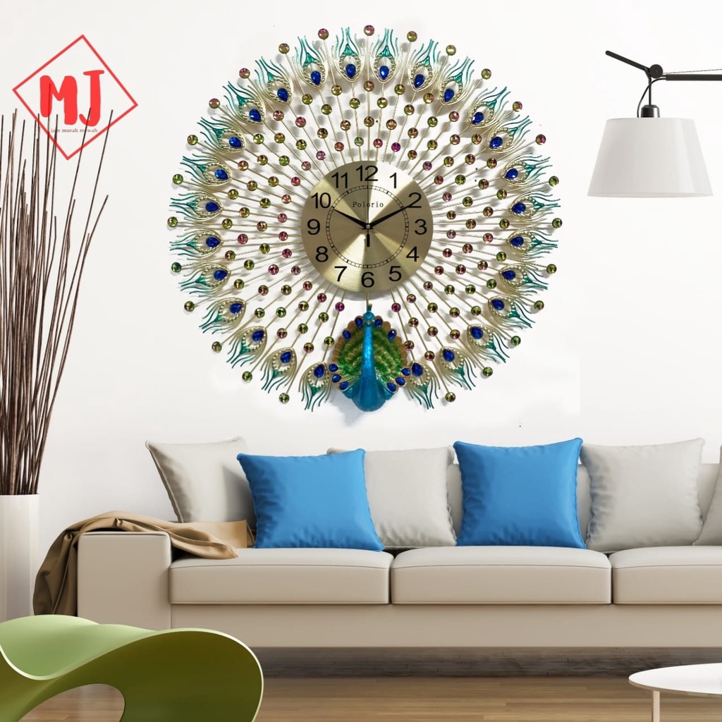 [PROMO TERBATAS] JAM DINDING MERAK TYPE A16/JAM MERAK/JAM DINDING/hiasan dinding/dekorasi rumah/furniture/jam dinding polorio/jam polorio/pajangan dinding/jam dinding mewah/jam dinding unik