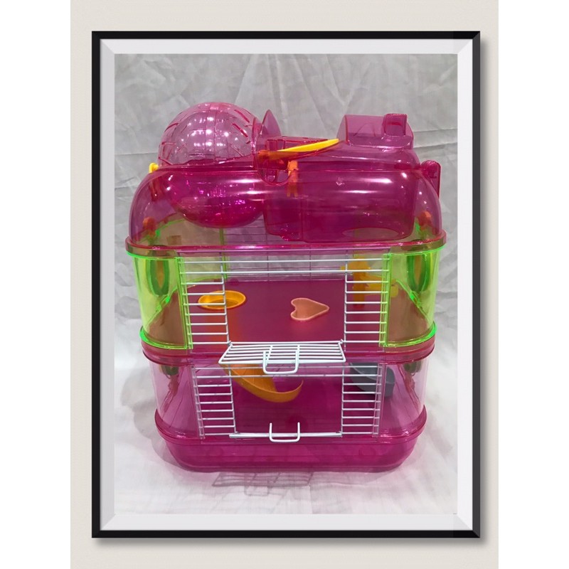 Kandang hamster tingkat plus bola-4
