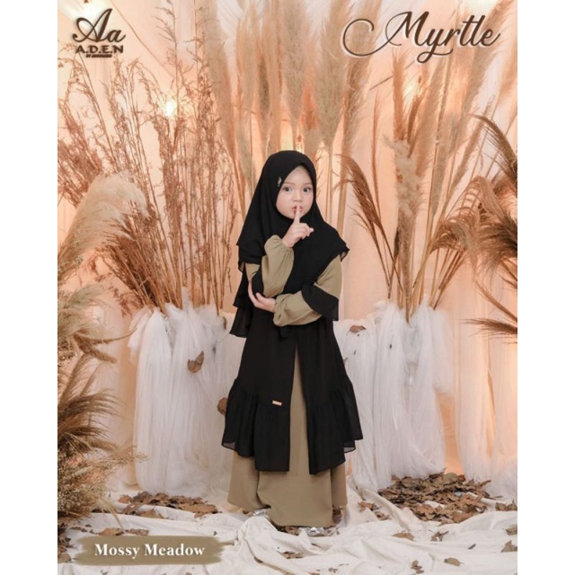 Gamis Anak Sarimbit Myrtle By Aden Hijab | Baju seragam keluarga | Gamis Anak Sett