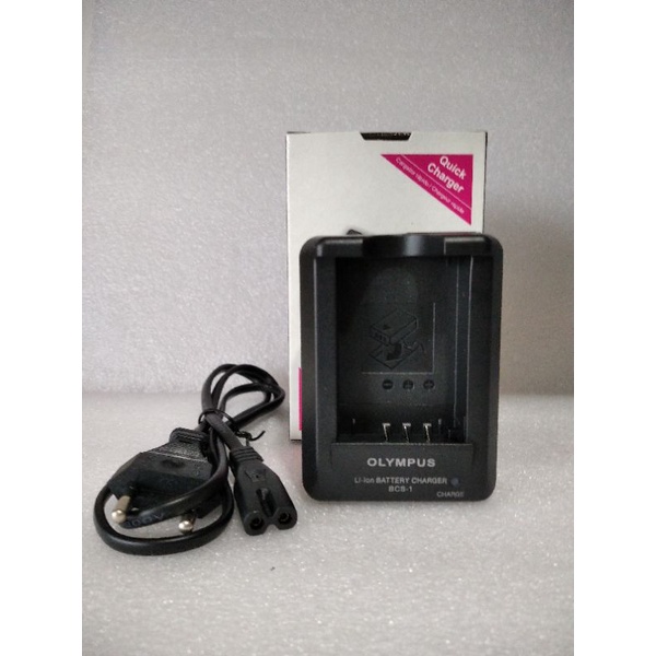 Charger Olympus BCS-1 Untuk Baterai BLS-1 BLS-5 Kamera OM-D E-M10 PEN E-PL3 E-PL2 E-PL5 E-PL7