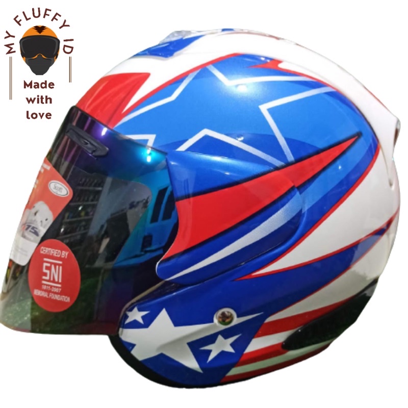 HELM SCOTT MOTIF HYDEN ARAI RAM 4 / REPLICA ARAI