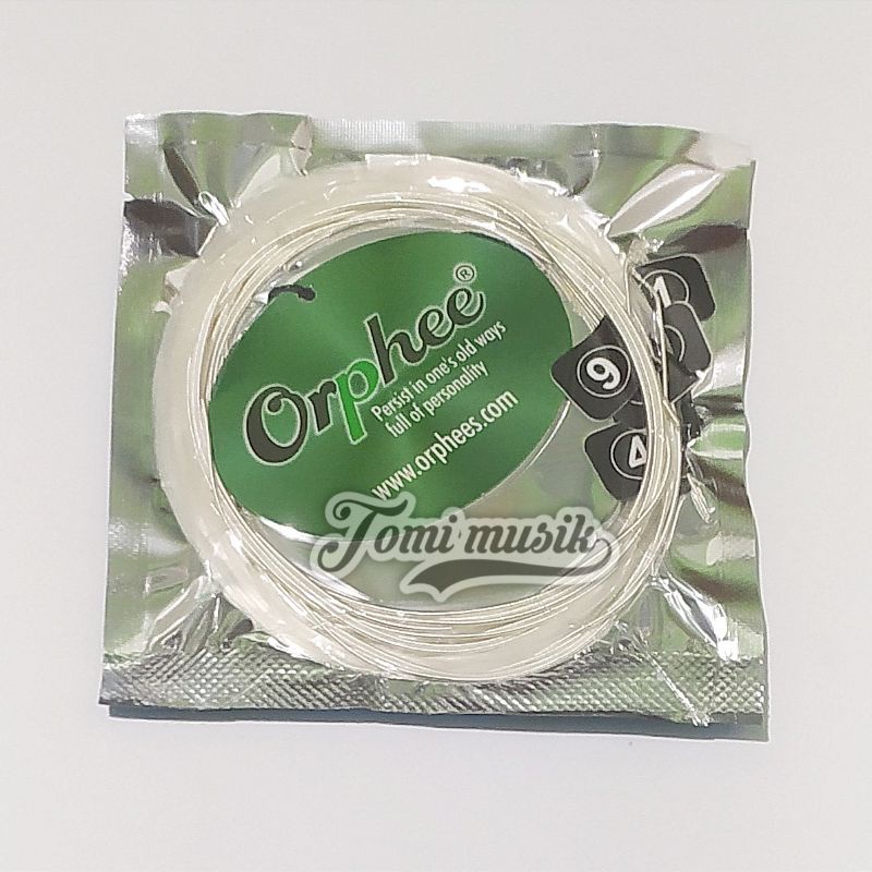 senar gitar nylon classic orphee QC5 original clear normal tension