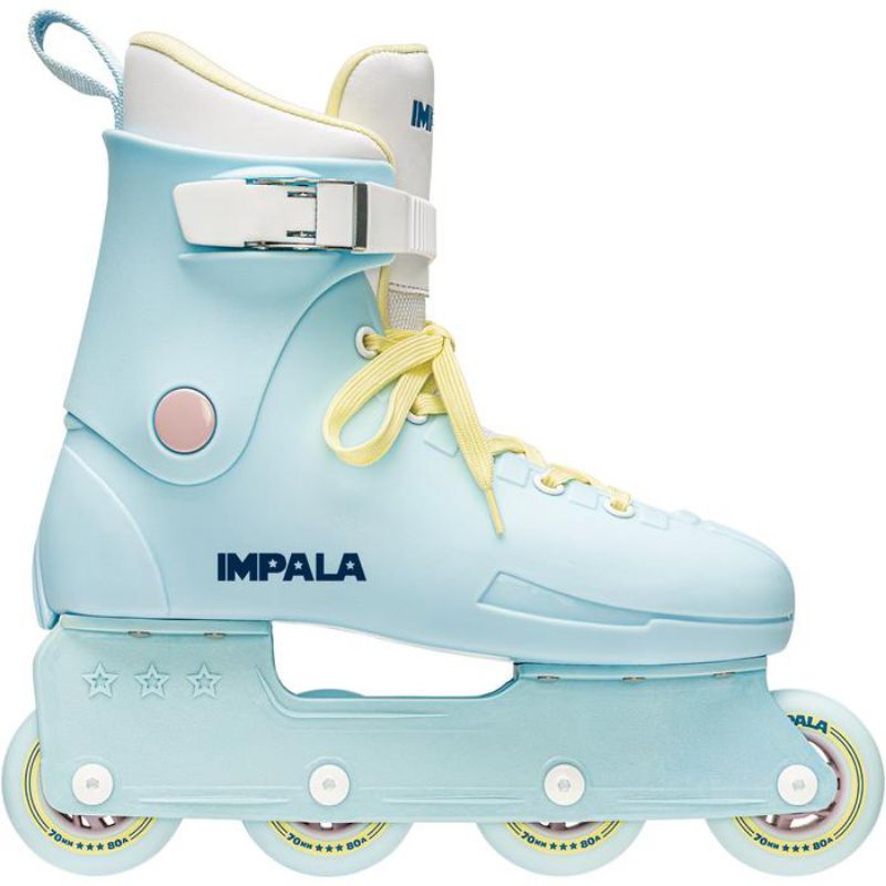 SEPATU RODA IMPALA LIGHTSPEED INLINE SKATE SKY BLUE/YELLOW ORIGINAL
