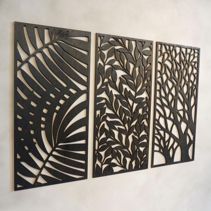Jual Hiasan Dinding Laser Cut Tropical Tree V3 | Wall Decor Laser Cut