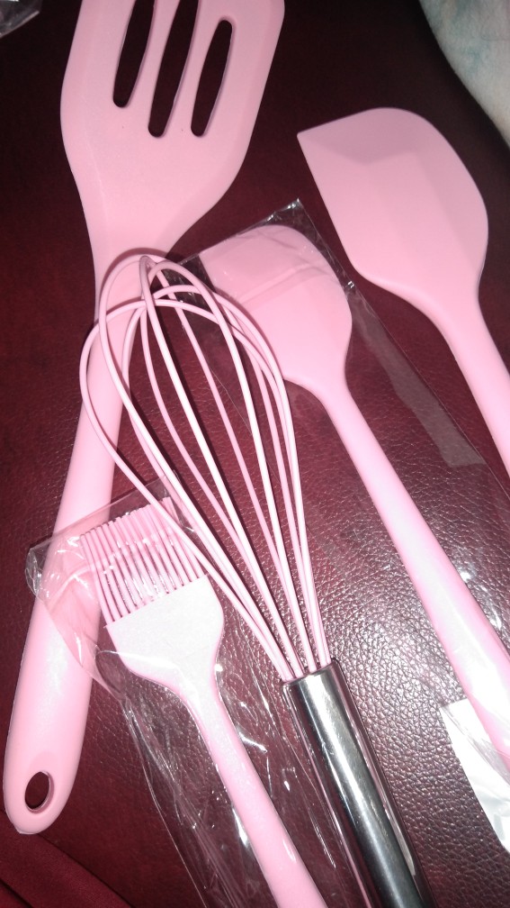 Peralatan Masak Serbaguna Sutil Spatula Set 5pcs Kitchen Cooking Tool Telfon Silicone