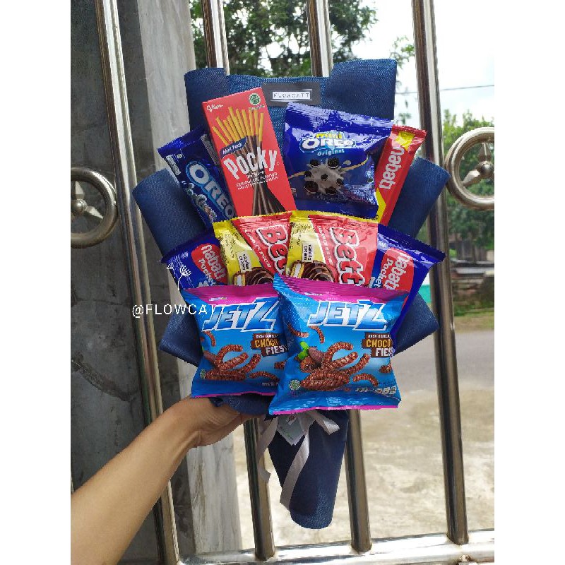 Bucket Snack Pocky / Buket Snack Pocky / Buket Jajan / Buket Snack / Bucket Wisuda / Buket Wisuda